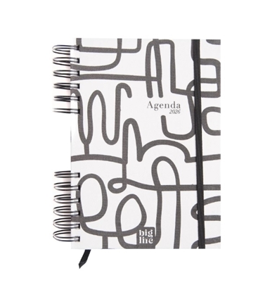 Imagen de Agenda big life monocromatica 1 d/p 15x21 372pag 2026