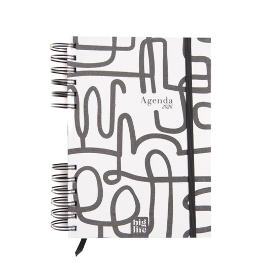 Imagen de Agenda big life monocromatica 1 d/p 15x21 372pag 2026