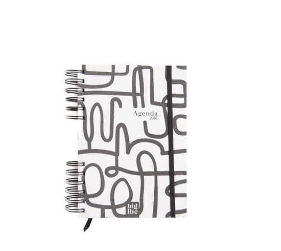 Imagen de Agenda big life monocromatica 1 d/p 10x15 372pag 2026