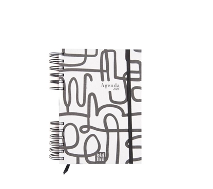 Imagen de Z Agenda big life monocromatica 1 d/p 10x15 372pag 2026