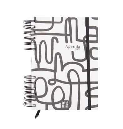 Imagen de Agenda big life monocromatica 1 s/v 15x21 162pag 2026