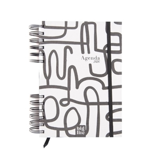 Imagen de Agenda big life monocromatica 1 s/v 15x21 162pag 2026