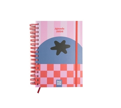 Imagen de Agenda big life retro pastel d/p 10x15 372pag 2026