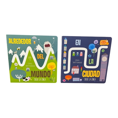 Imagen de Libro sigue la linea ciudad - mundo