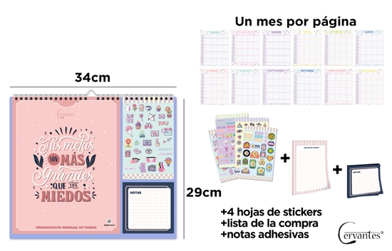 Imagen de Calendario planificador main paper 2026