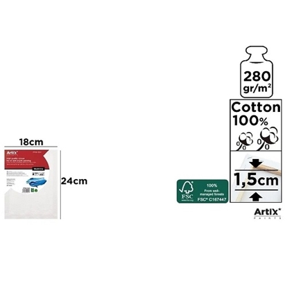 Imagen de Bastidor  18x24x1.5cm 280gr artix