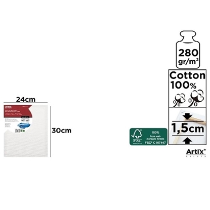 Imagen de Bastidor artix 24x30x1.5cm 280gr