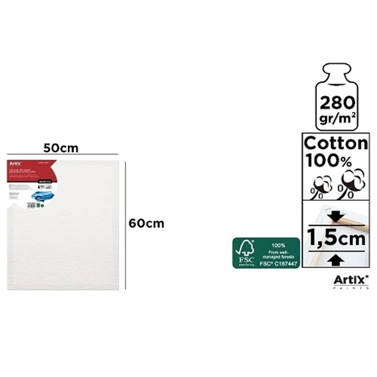 Imagen de Bastidor artix 50x60x1.5cm 280gr