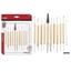 Imagen de Instrumentos para modelar mango madera 11 pzas artix
