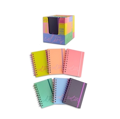 Imagen de Cuaderno ibi craft colors t/d 100 hj. c/esp. 105 x 148 mm