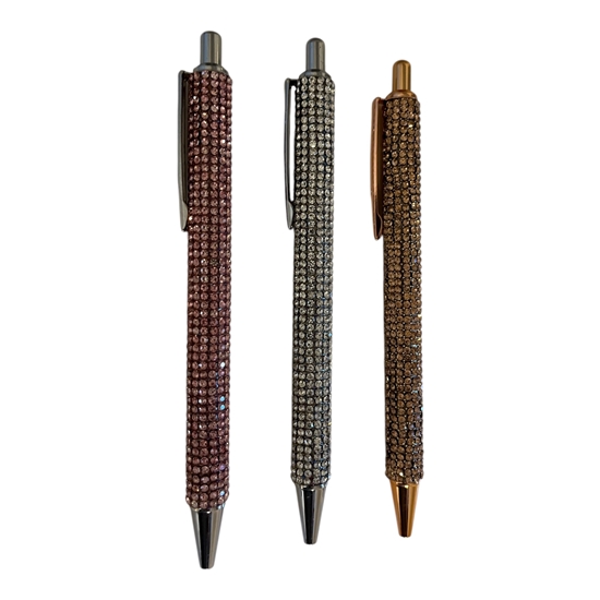 Imagen de A.Boligrafo retractil con brillantes