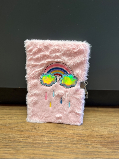 Imagen de Diario intimo plush arco iris