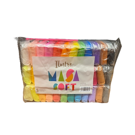 Imagen de a.Masa de modelar soft 36unidades ilustra