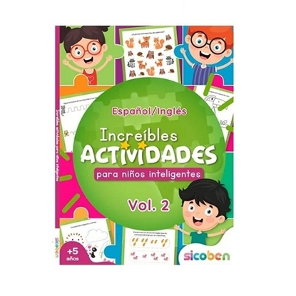 Imagen de Libro increibles activicades para niños inteligentes vol 2