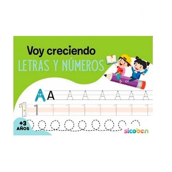 Imagen de Libro voy creciendo: letras y numeros