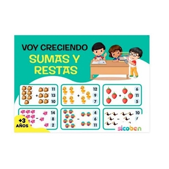 Imagen de Libro voy creciendo: sumas y restas