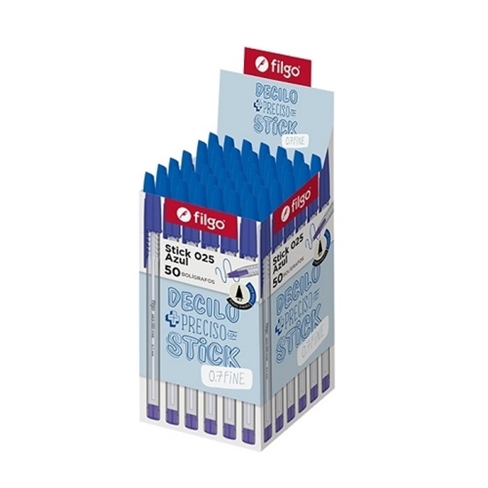 Imagen de Bolígrafo Filgo stick 025 0.7 - caja x 50