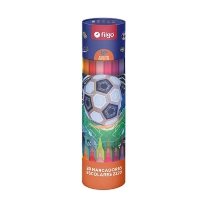 Imagen de Marcador Filgo pinto 2220 - estuche 20 fantasia futbol