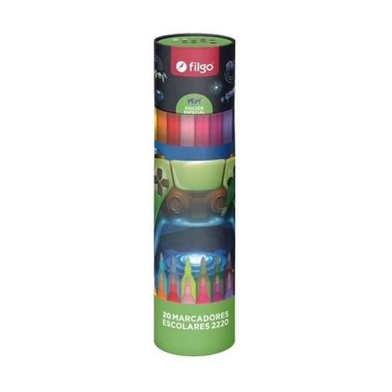 Imagen de Filgo marcador pinto 2220 - estuche 20 fantasia gamer