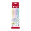 Imagen de Filgo bolígrafo stick clasico 024 1.0 pastel - flow pack 5 azul