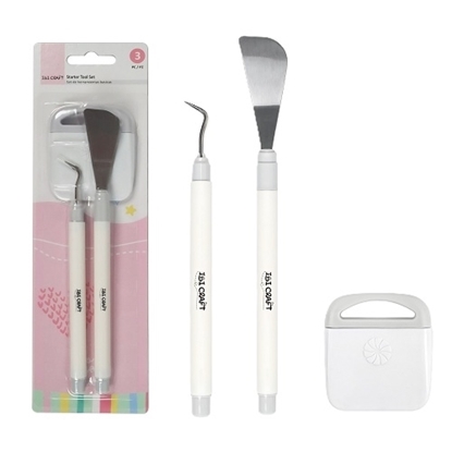 Imagen de Juego herramientas basicas ibi craft 3 piezas - raspador gancho y espetula