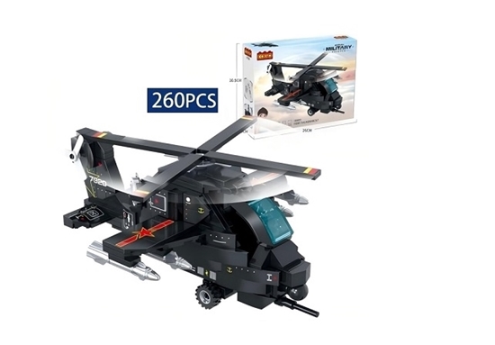 Imagen de A.Blokes cogo para armar helicoptero  260 pzas           /36