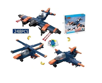 Imagen de a.Blokes cogo para armar avion 248 pzas             /36