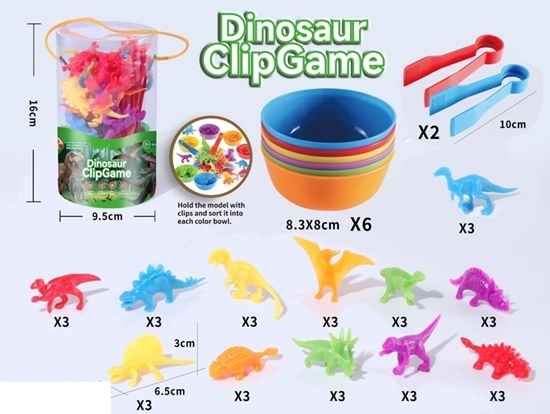 Imagen de A.Animales para clasificacion c/pinzas dinos