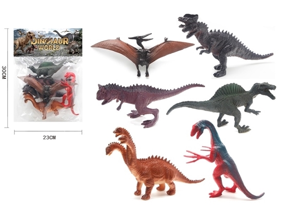 Imagen de A.Dinosaurios set 6 unidades           /84