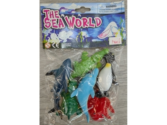 Imagen de a.Animales baby soft marinos 6 unidades           /72