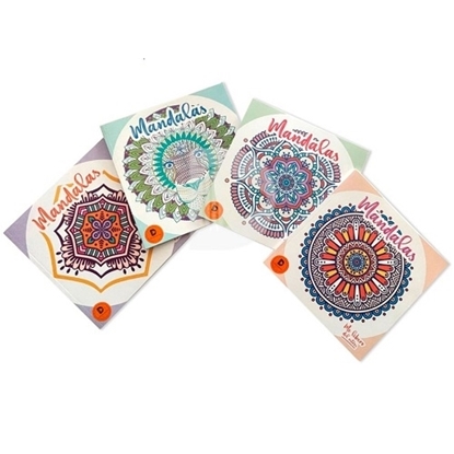Imagen de Libro mandalas kids c/paginas trazadas para recortar
