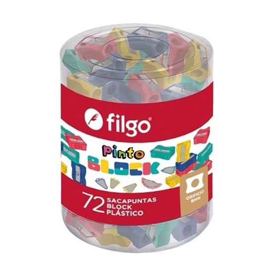 Imagen de Filgo sacapuntas pinto block - display 72 surtido