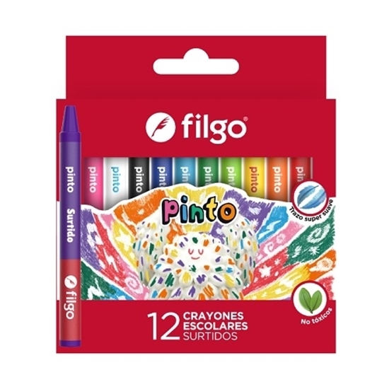 Imagen de Crayola Filgo de cera- estuche 12 finas **