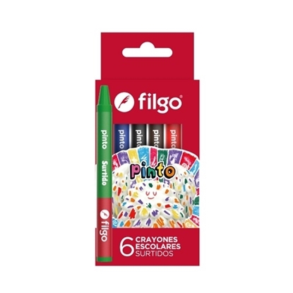 Imagen de Crayola Filgo de cera- estuche 6 finas **