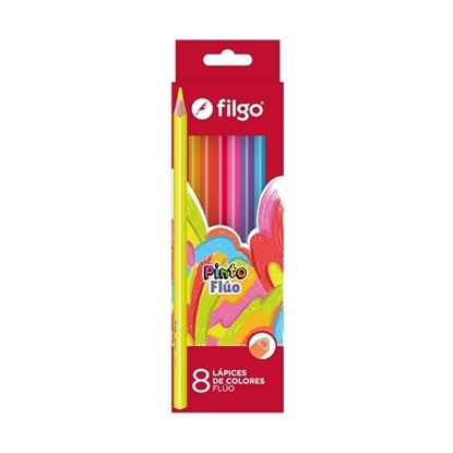Imagen de color Filgo resina pinto fluo  - estuche 8 surtido