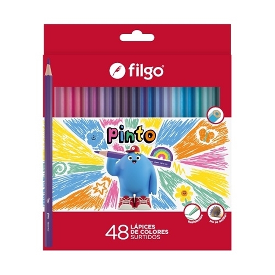 Imagen de color Filgo de resina pinto - estuche 48 surtido