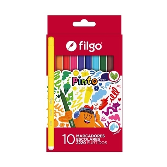 Imagen de Marcador Filgo pinto 2220 - estuche 10 surtido Clásico