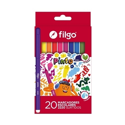 Imagen de Marcador Filgo pinto 2220 - estuche 20 surtido