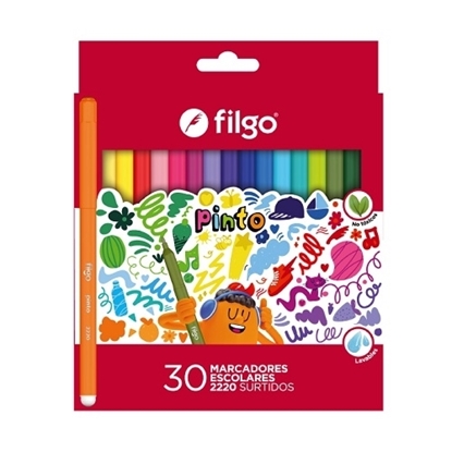 Imagen de marcador Filgo pinto 2220 - estuche 30 surtido