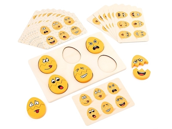 Imagen de Juego de madera  reto de emocones             /120