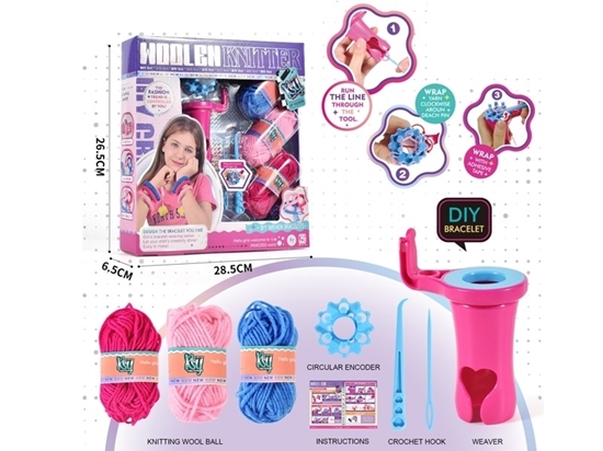 Imagen de A.Maquina tejedora + lana y accesorios      /48