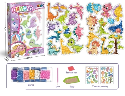 Imagen de A.Diamond painting coleccion dinos                 /240