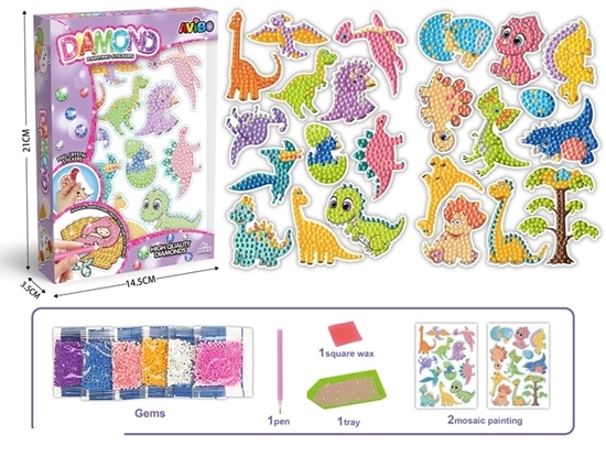 Imagen de Diamond painting coleccion dinos                 /240