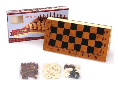 Imagen de A.Ajedrez madera mediano              /42