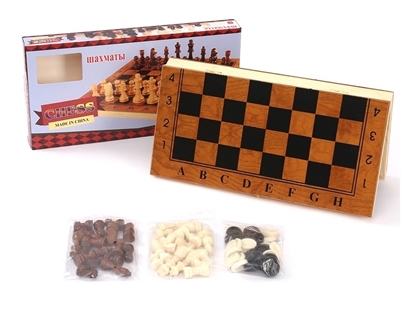 Imagen de A.Ajedrez madera grande             /20