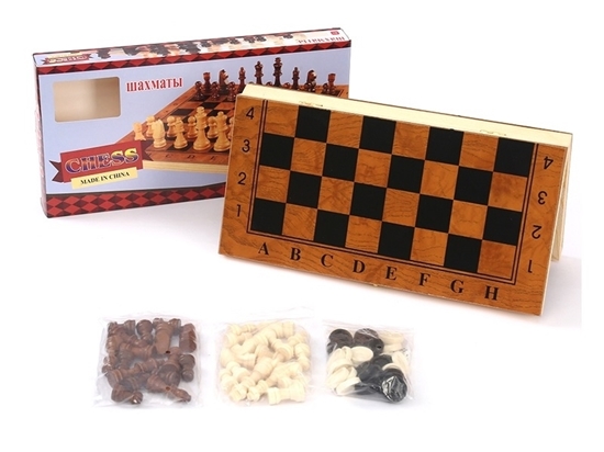 Imagen de A.Ajedrez madera grande             /20