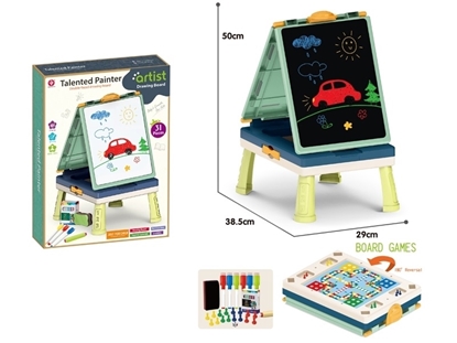 Imagen de Pizarra tiza + carmica + mesa de juego         /18