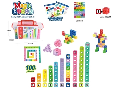 Imagen de Didactico blokes encastre 100pzas+ tarjetas                 /36