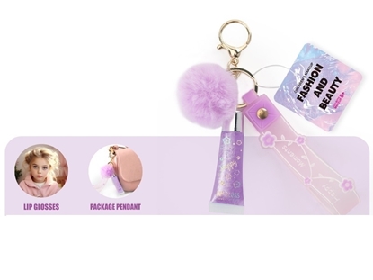 Imagen de A.Cosmetico brillo labial + llavero              /360