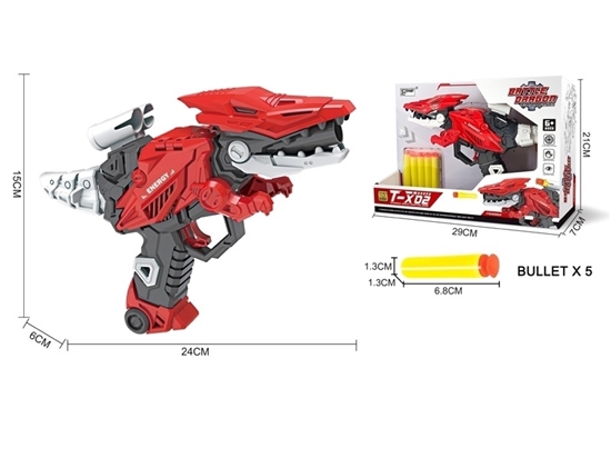 Imagen de A.Pistola lanza dardos dino            /60